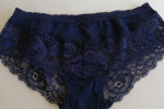 Figi damskie GREENICE M/L granatowe majtki