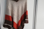 Poncho ponczo sweter