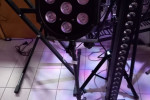REFLEKTOR PAR LED NA STATYWIE 7x9W RGB MIX DMX