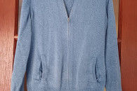 Sweter rozpinany niebieski L na ekspres