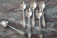 Łyżeczki do herbaty posrebrzane 6 szt.