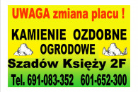 Kamienie ozdobne ogrodowe, kostka granitowa