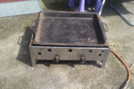 patelnie duze gazwoe gastronomiczne okazja