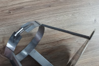 Daszek nasada na komin fi 150 gr. blacha żarood