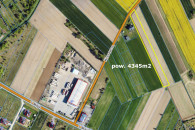 Działka budowlana Sieradz ul. Krasawna 4345 m2