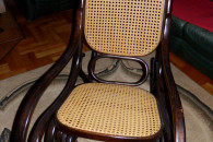 Bujak, fotel ratanowy dla babci lub dziadka