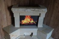 Obudowy kominkowe z kamienia naturalnego