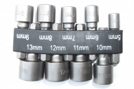 Klucze Nasadowe Sześciokątne Kpl. 9szt. 5-13mm