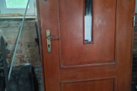 Drzwi dębowe z futryna