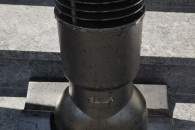 Komin wentylacyjny czarny nowy...