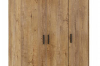 Szafa Elena 3D 133cm (dąb lefkas,sonoma, biały)