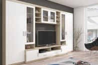 Meblościanka Paris sonoma/biały 340cm