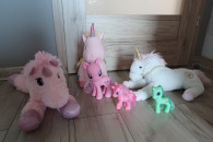 Maskotki koniki zestaw