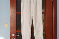 Spodnie białe Gitano L na gumce