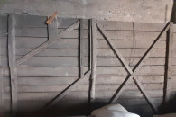 Wrota drzwi drewniane 460x410