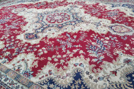 Dywan wełna vintage królewski wzór