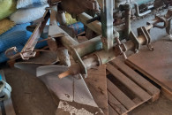 Pług 2-skibowy Unia Grudziądz. Kultywator.