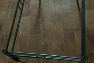 Stół szklany podstawa aluminium