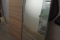 Drzwi przesuwne z lustrami do systemu paź ikea