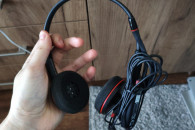 Słuchawki z mikrofonem i pilotem, regulowane