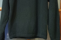 Sweterek wełniany czarny S damski