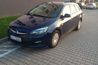 Opel Astra J, benzyna 1.6, 2015r.