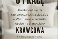 Zatrudnimy krawcową