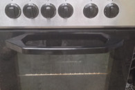 kuchenka gazowo-elktyczna 50 cm srebrna