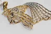 Zawieszka złota cudna rybka welon SKLEP