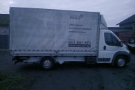 Zabudowa plandeka, winda 750kg. Peugeot,