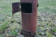 Piecyk koza grzybek piec garażowy