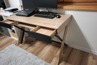 BIURKO DĘBOWE Z SZUFLADMI