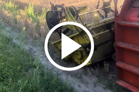 Heder Bizon 3.60 przerobiony od new holland